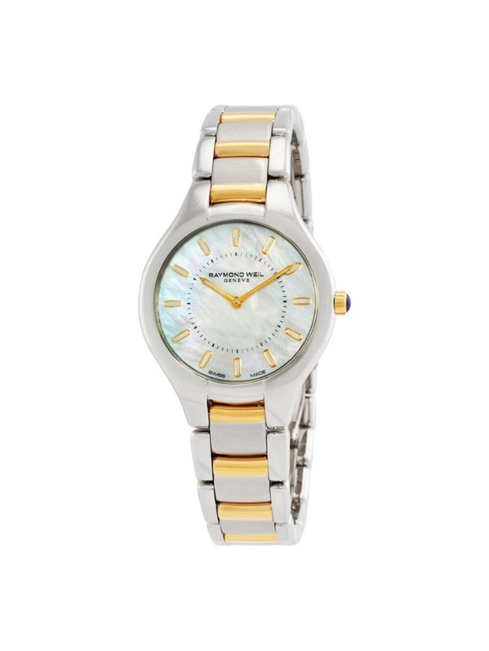 NWT Authentic Raymond Weil Noemia Quartz White Mother of Pearl Dial Women's Watc
